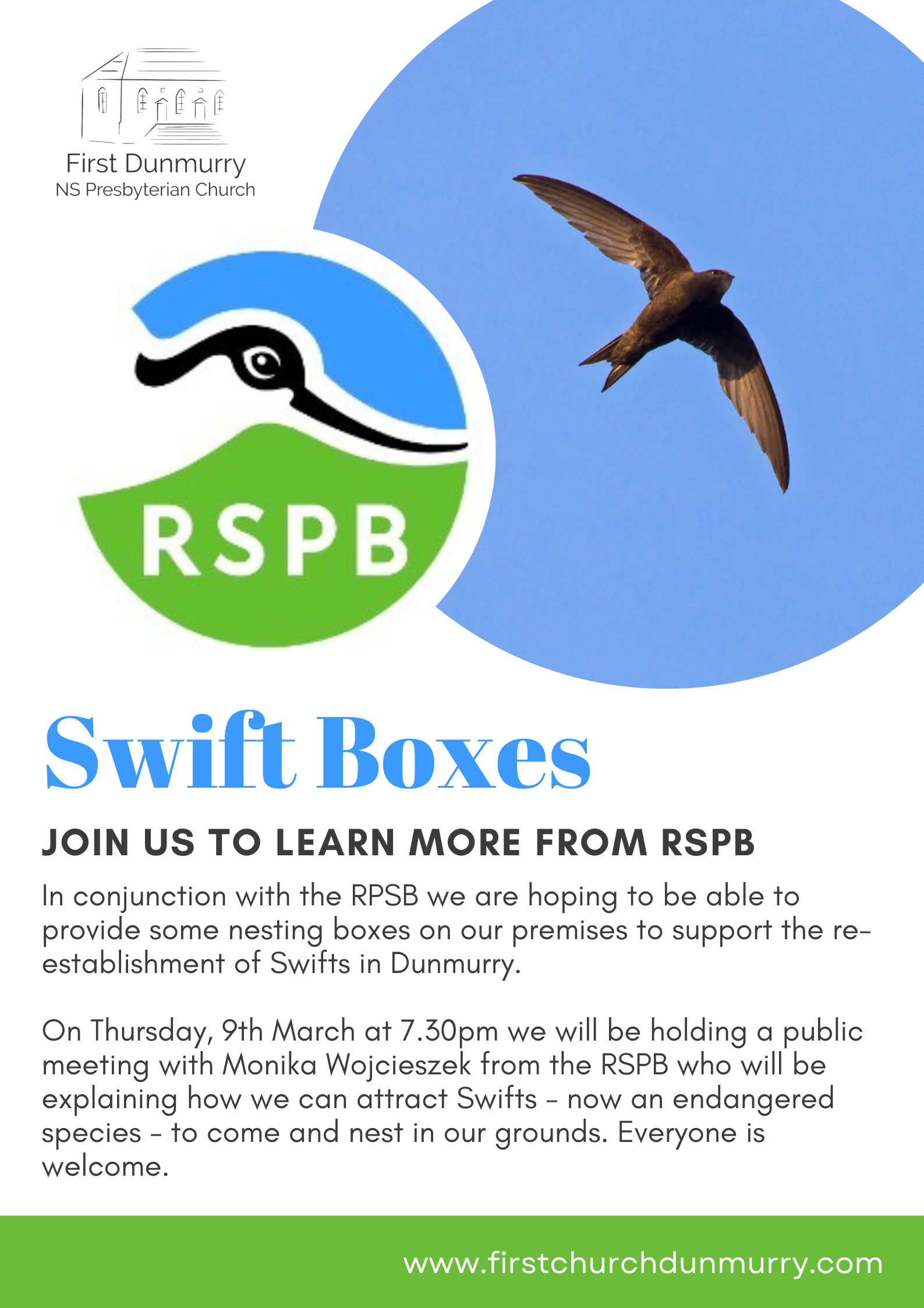 First Dunmurry Swift Boxes